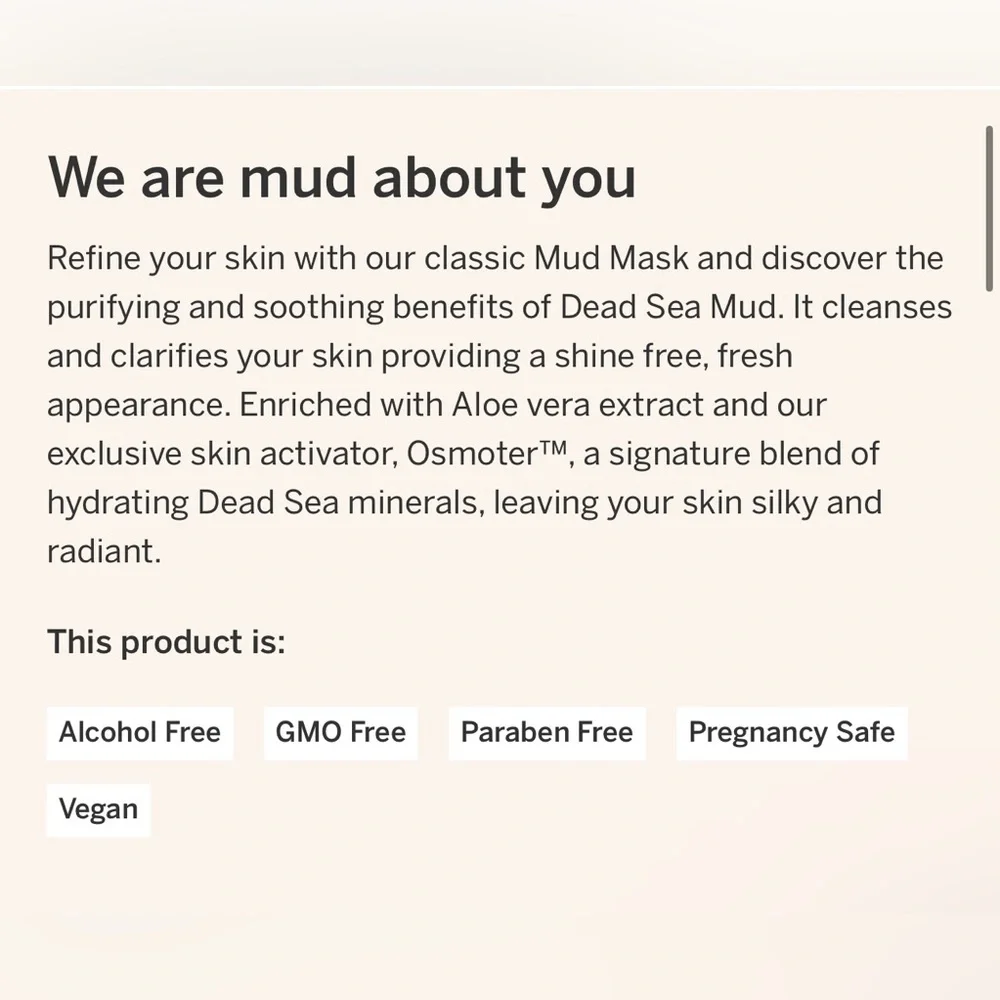 💦AHAVA TIME TO CLEAR Purifying Mud Mask